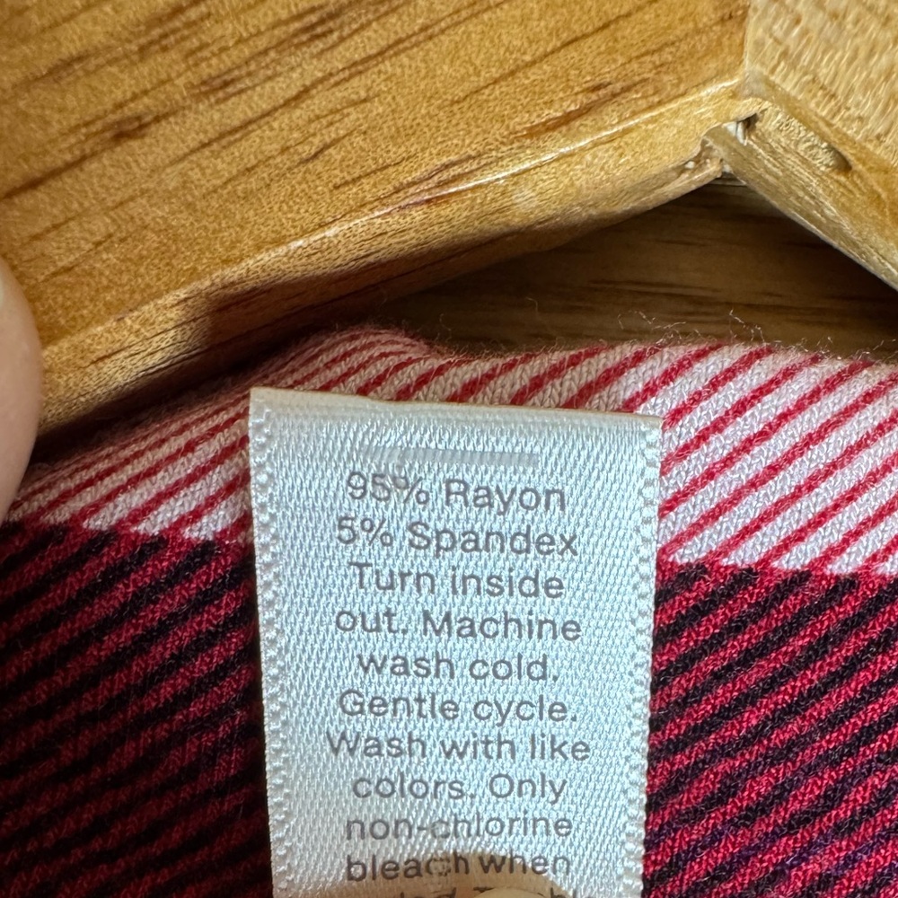 Red Plaid Shirt Dress - Picture 7 of 7